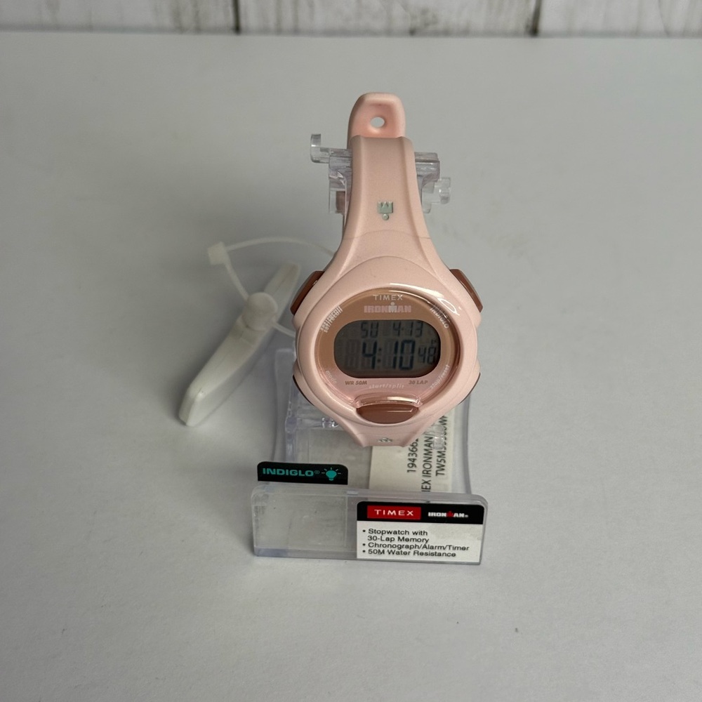 Timex Ironman Indiglo Women's Essential 30 Pink Digital Watch NWT - Picture 2 of 7